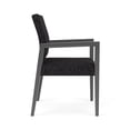 thumbnail image 2 of Pemberly Row Waiting Reception Guest Chair Wood Frame in Black, 2 of 5