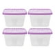 thumbnail image 1 of 4 cajas absorbentes de humedad: contenedor de plástico vacío y reutilizable - Soporte absorbente de agua para armarios y gabinetes - Uso doméstico e interior, 1 of 7