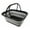 Black/Alloy Grey, variant on SAMMART Collapsible Tub with Handle 15L (4 Gallon) - Portable Picnic Basket/Crate - Foldable Storage Container for Dishes Washing, Camping and Home