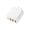 White, variant on Portable Fast Charging Head with Type-C PD and 3 USB-A Ports for Phones, Tablets, Mice, and Headphones - Lightweight and Safe Plastic Design