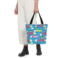 thumbnail image 2 of Ratiio Color Dachshund Dog Print Shoulder Bag for Women, Polyester Crossbody Purse Lightweight Handbag for Daily Travel and Casual Use, 2 of 6
