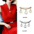 thumbnail image 6 of 1 Pcs Brooch Pins for Women Fashion Jewelry, Faux Pearl Accessory for Party Wedding Gift, Gift for Women Badge Women's Dress Shawl Sweater Decoration, 6 of 7