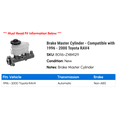 thumbnail image 2 of Brake Master Cylinder - Compatible with 1996 - 2000 Toyota RAV4 1997 1998 1999, 2 of 2