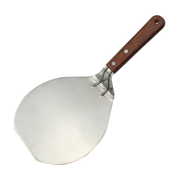 GOOHOCHY Server Pizza Spatula Pizza Shovel 32.5X16.5CM Silver
