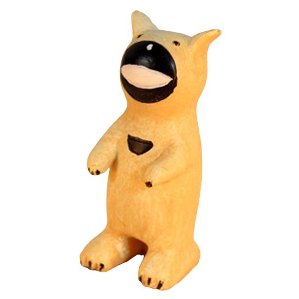 Estatuilla de Resina Animal de Estilo Japonés, Escultura Pequeña, Estatua Creativa en Miniatura para Decoración Del Hogar Adornos de Escritorio Colecc Cachorro Macarena Estatuilla de escritorio