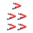 thumbnail image 1 of relayinert Adjustable Mobile Phone Holder V Shaped Phone Holder Universal Phone Accessory Red 5Set, 1 of 6