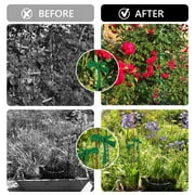 Tripumer 2 Roll Garden Tree Strap Stretchy Plant Support Tie Garden Twine Plant Tie Garden String for Plant Support Grow Green