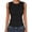 *Black, variant on ClodeEU Women's Ribbed Crew Neck Sleeveless Tank Top, Trendy Casual Slim Fit Top for Summer Black,Women's Plus L