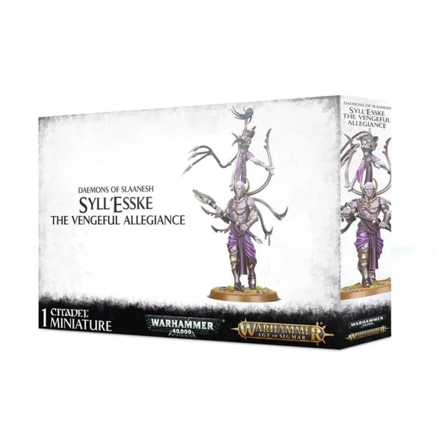 Action Figure Games Workshop Warhammer Age of Sigmar Warhammer 40,000 Daemons of Slaanesh Syll'esske The Vengeful Allegiance