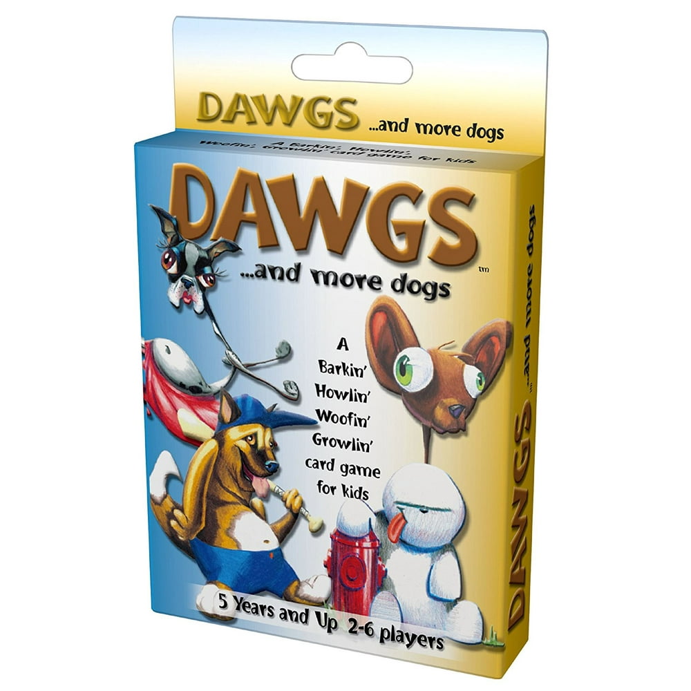 Dawgs and More Dogs Card Game, Ages: 5 +, 2-6 players By ZooMania Games ...