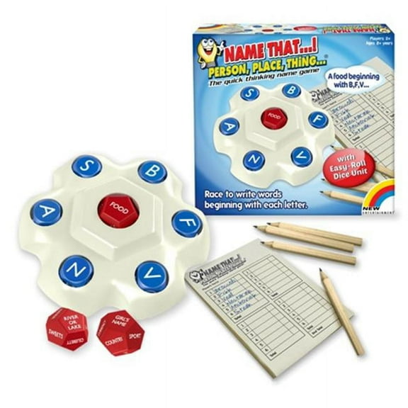 Intex Entertainment 1985 Name That Person Place Thing Dice Game