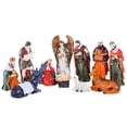 thumbnail image 4 of Juego de figuras de belén navideño, adornos de resina, decoración navideña, adornos del nacimiento de Jesús para la sala de estar y el hogar, 4 of 9