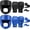 Black, blue, variant on 14-piece boxing set includes 2 pairs of 16-ounce (approximately 453.6 grams) boxing gloves, a helmet, and a face mask for adult and youth beginners training equipment