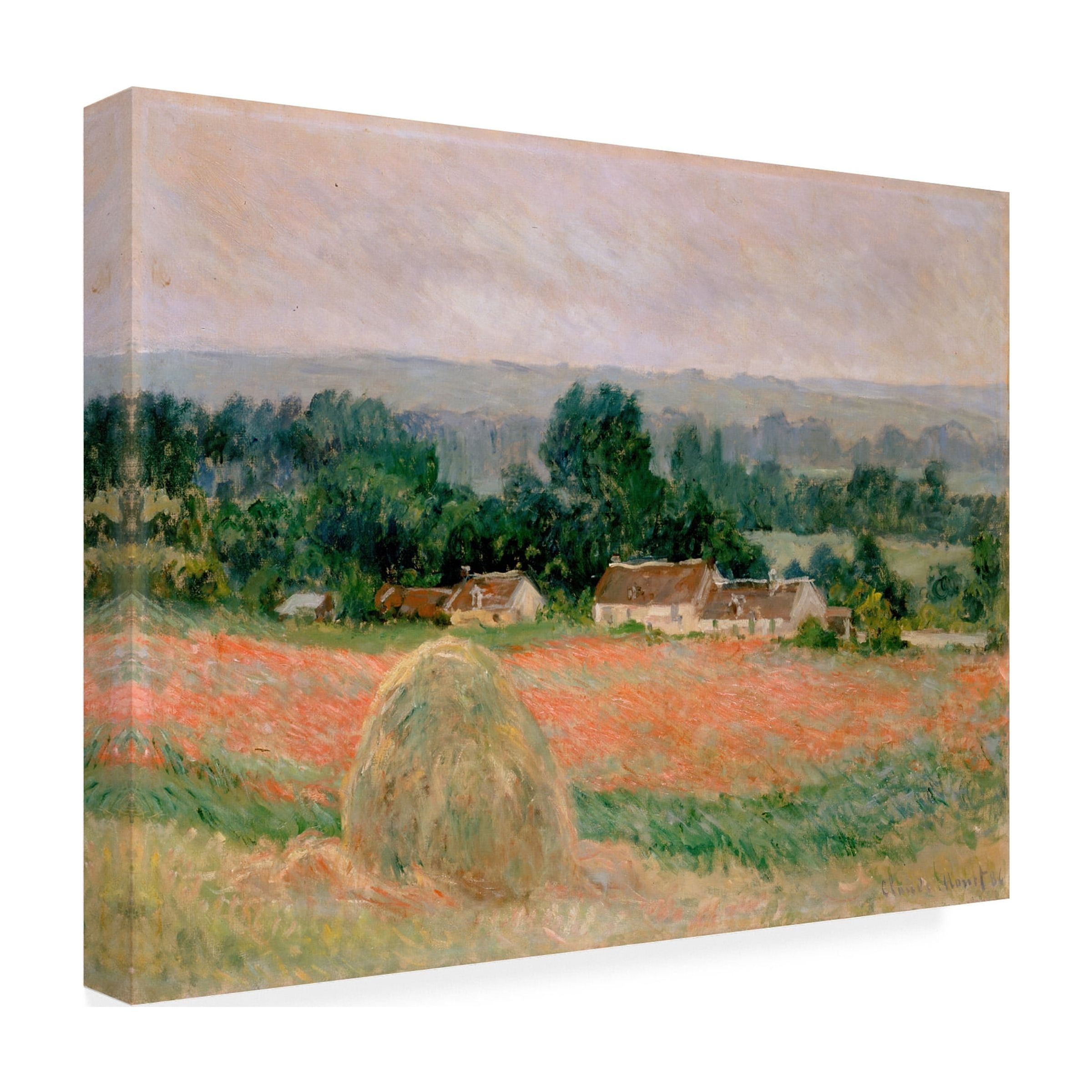 Monet 'Haystacks At Giverny' Canvas Art