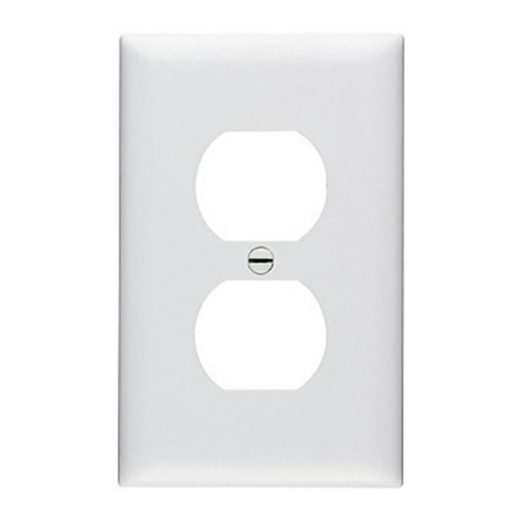 Pass and Seymour TP8-W White Single Gang Duplex Receceptacle Wall Plate
