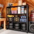 thumbnail image 6 of ZEUKMXOO 40" W Garage Shelving Unit, Heavy Duty  Storage Shelves, Adjustable Metal Rack, Industrial Shelving for Basement, Garage, Basement, 6 of 8