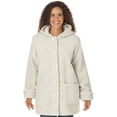thumbnail image 6 of Woman Within Plus Size Short Hooded Berber Fleece Jacket, 6 of 6