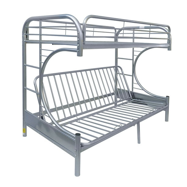 Acme Furniture Eclipse Twin Over Full, Metal Twin Over Full Futon Bunk Bed