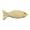 Yellow, variant on Wave Pattern Canvas Fish Dog Toys Durable Fabric Simulated Fish Chewing Plush Toys for Large and Small Dogs Indoor Outdoor Play, 8x3 Inch Gray