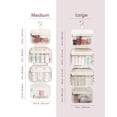 thumbnail image 3 of Neceser de viaje Narwey para mujer con gran capacidad, color rosa, 3 of 9