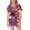 H309 Purple, variant on SJLDQY Halloween Girls Pajama Sets Button Down Short Sleeve Shirts Shorts 2 Piece Pj Sets Hallowmas Printed Sleepwear Breathable Soft Loungewear Sets for Girls