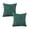 Dark Green, variant on 2-Pack Striped Corduroy Pillow Covers 18x18 - Rustic Boho Throw Pillowcases for Couch & Bed, Textured Lumbar Accent Cushion Covers - Farmhouse Living Room Decor