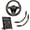 Brown*2, variant on Carbon Fiber Silicone Anti-Slip Car Steering Wheel Cover Universal Fit for 14–16 in Wheels Carbon Fiber Wrap Real Racing Design Protective Interior Accessories for Cars, Suvs, Trucks(Black*2)