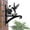 B, variant on SHEIGUANNI Metal Wall Mount Plant Hanger for Outdoor & Indoor Use - Heavy Duty Hanging Plant Bracket for Flower Pots, Bird Feeders, Wind Chimes, Lanterns, and Hanging Baskets