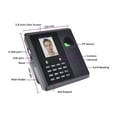 thumbnail image 4 of Face Time Attendance Machine System Fingerprint Employee Electronic Time Clock Clock In Machine For Employees ,Easy Operate, 4 of 6