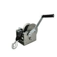 thumbnail image 4 of 2 Dual Speed Winch 3200LBS Hand Winch With Hand Brake Trailer Winch For Boat With Belt Webbing Strap ,Excellent Towing Capacity, 4 of 6