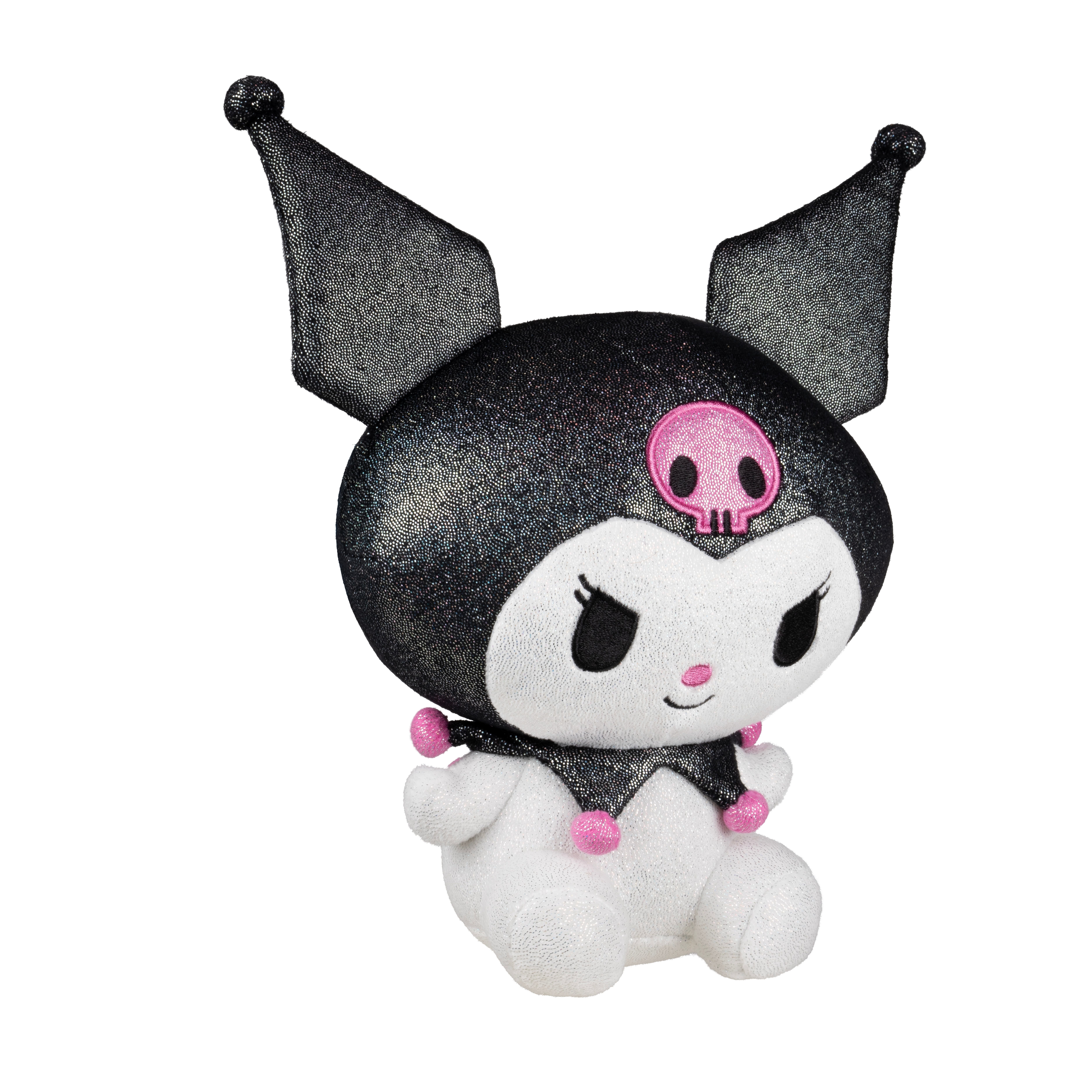 Hello Kitty® and Friends, 8 inch Kuromi™ Premier Series Plush - Metallic Plushie