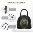 thumbnail image 4 of Easygdp Vintage Pattern Fox Bolsa de Almuerzo Insulada Grande, Forro de Aluminio, Diseño Espacioso, a Prueba de Fugas, Ideal para Trabajo, Picnics, Viajes y Actividades al Aire Libre, 4 of 6