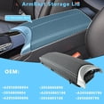 thumbnail image 4 of Front Center Console Storage Lid ArmRest Compatible with Mercedes-Benz C300 C400 C63 AMG GLC43 2015-2020, A2056808804,A2056800796, 4 of 8