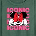 thumbnail image 3 of Mickey & Friends - Iconic Minnie - Women's Lightweight French Terry Long Sleeve Shirt, 3 of 5