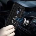 thumbnail image 4 of For Google Pixel 7 Hybrid Durable Hard PC Dual Layer TPU 360° Rotatable Ring Stand Holder Kickstand Fit Magnetic Car Mount Cover ,Xpm Phone Case [ Black ], 4 of 8
