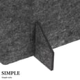 thumbnail image 3 of IDEANATEGRATE 4Ud Panel Divisor Portátil Para Escritorio En Fieltro Oscuro Que Ahorra Espacio, 3 of 6