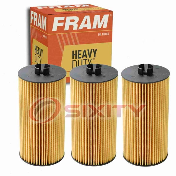 3 pc FRAM CH9549 Heavy Duty Engine Oil Filters for 21984K 22685727 7531 ATF-222 T531 TF15 Oil Change Lubricant Filters Fits select: 2003-2010 FORD F250, 2003-2010 FORD F350