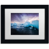 Trademark Fine Art 'Cold Light' Canvas Art by Philippe Sainte-Laudy, White Matte, Black Frame