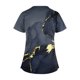 thumbnail image 3 of Fiudx Ofertas de La Semana Blusa de Manga Corta con Estampado de Moda para Mujer, Camiseta con Cuello En V, Tops Informales con Bolsillos, 3 of 3