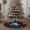 thumbnail image 4 of Goofa Jupe Arbre de Noël Motif Géométrique avec Attaches, Décorations Arbre de Noël, Décorations de Vacances de Noël Style Ferme-48 Pouces, 4 of 6