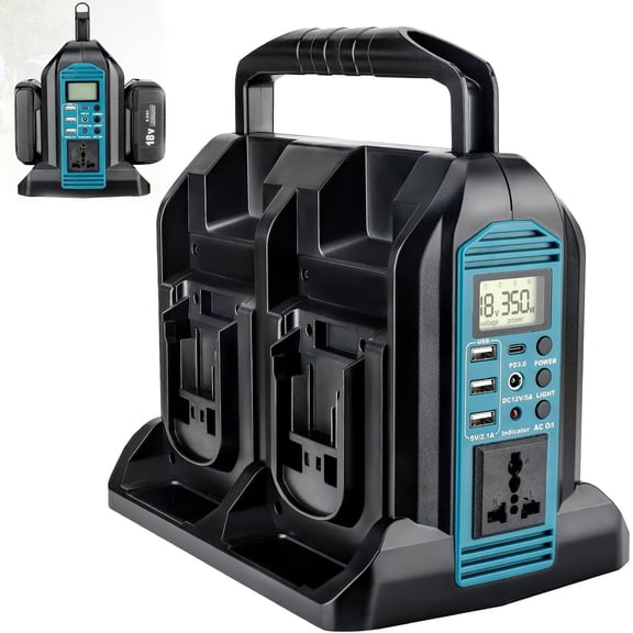 350W Power Inverter Generator for Makita 18V Battery DC 18V to AC 110V-120V NEW