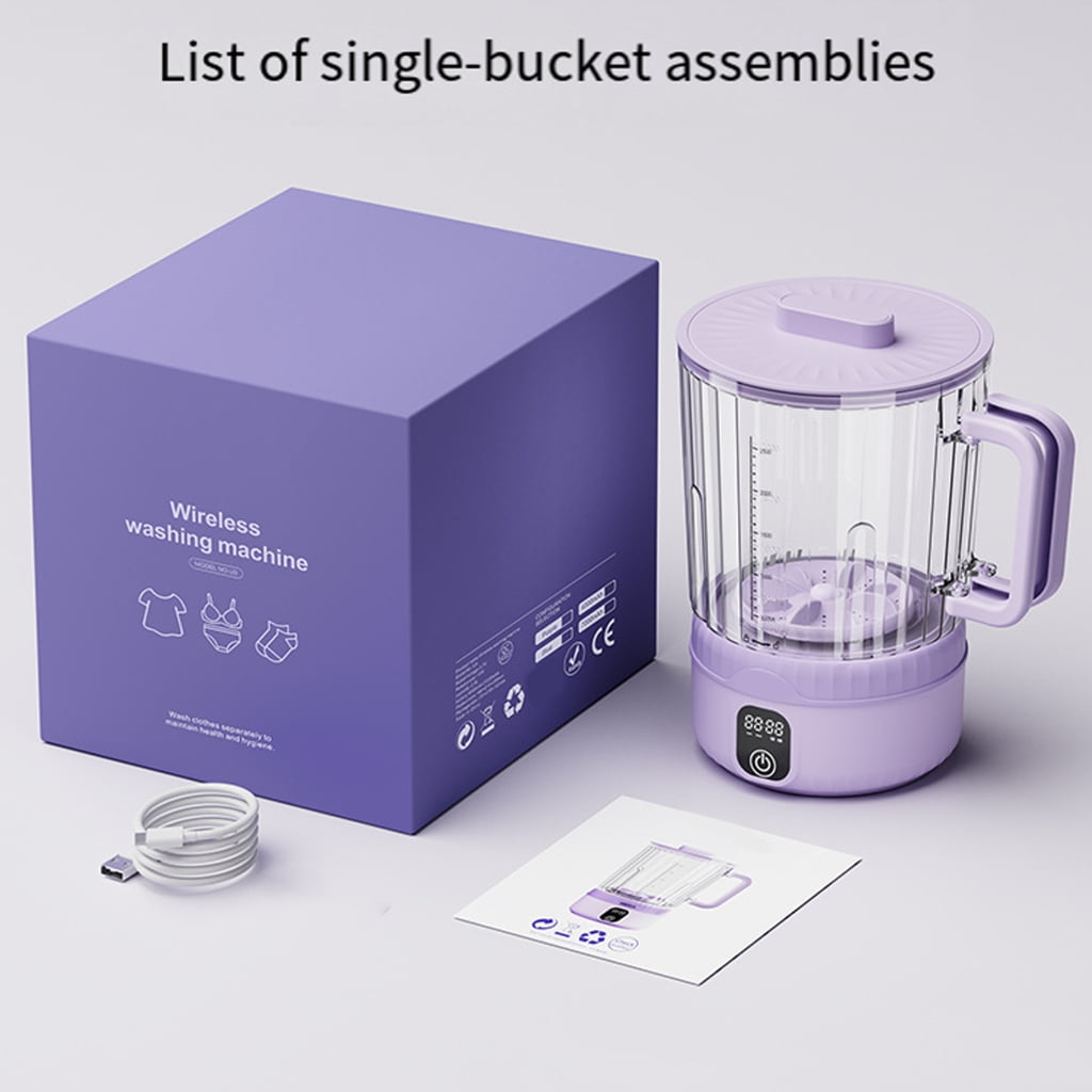 PatungKu 2.5L Capacity Tiny Transportable Washer Denial Outlet Required More unsullied Delicate Fabrics Laundry
