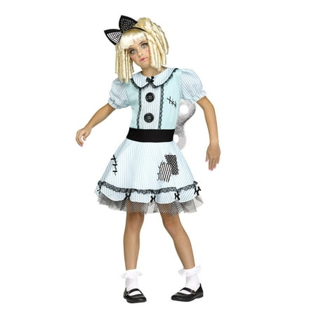 Wind-Up Doll Girl's Costume
