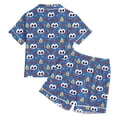 thumbnail image 4 of Tfken Halloween Boys Pajamas Sets Sleepwear Nightwear Festival Halloween Print Comfortable Pajamas Set Homewear Summer Fashion Classic Loungewear Outfit Size 2-3 Years Blue, 4 of 4