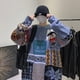 thumbnail image 5 of Suéter de oso vintage de estilo Hong Kong para hombre, cuello redondo, estilo holgado, otoño e invierno, ropa de pareja, ropa de punto de moda, 5 of 5