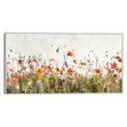 thumbnail image 1 of Cuadro Decorativo - Desfile de amapolas en blanco Jr Impresión en canvas, estrechado, 1 of 2