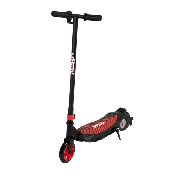 M8TRX Red 12V Electric Scooter for Kids Ages 6-12, Powered E-Scooter with Speeds of 8 MPH