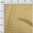 thumbnail image 2 of oneOone Silk Tabby Yellow Fabric Geometric Tile Craft Projects Decor Fabric Printed By The Yard 42 Inch Wide, 2 of 4