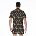 thumbnail image 2 of Trippy Dancing Skeleton Pattern Short Sleeve Men'S Rompers, Skeleton Casual Summer Jumpsuits Outfit, 2 of 4