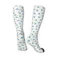 thumbnail image 4 of Fotbe Sea Turtle print Women's Men's Novelty Crew Socks Cotton Socks Knee High Socks for Walking,Running,Nurses,Pregnancy, 4 of 9
